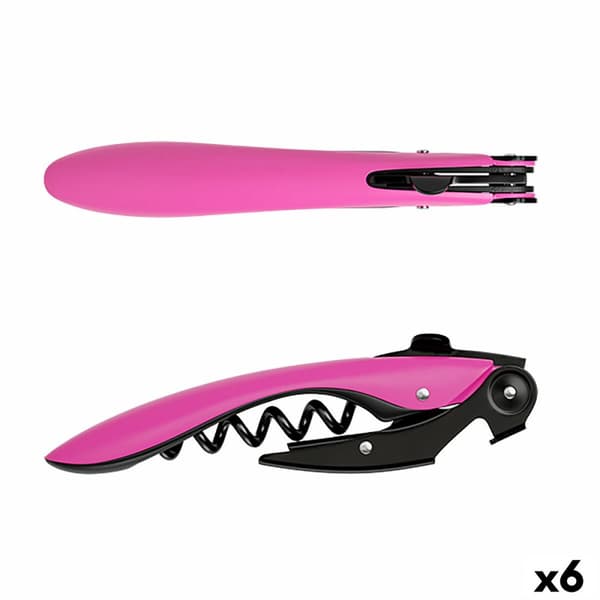 Korktrekker Koala HIGH TECH Metall 11,5 x 1,8 x 2,9 cm Rosa (6 enheter)