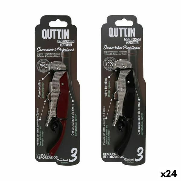 Servitørens vennflaskeåpner Quttin 12,5 x 3 cm (24 enheter)