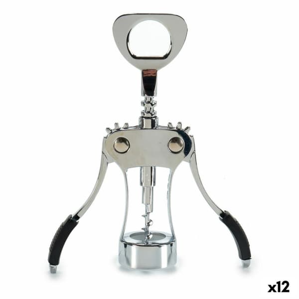 Proptrækker Kinvara 25828 Metal Silikone 4 x 19 x 5,7 cm (12 enheder)