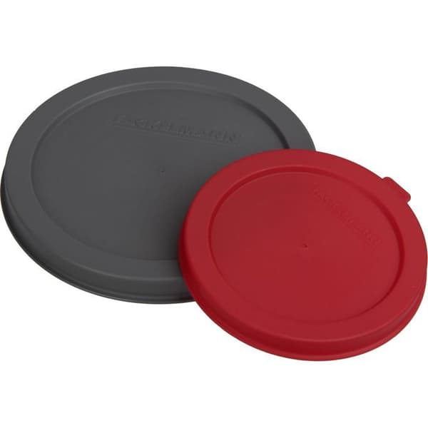 Set med 2 plastlock för konservburkar och glasburkar Fackelmann