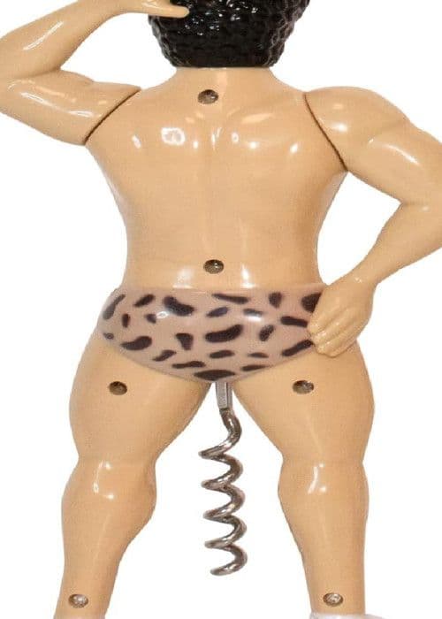 flasköppnare muskulös man mustasch