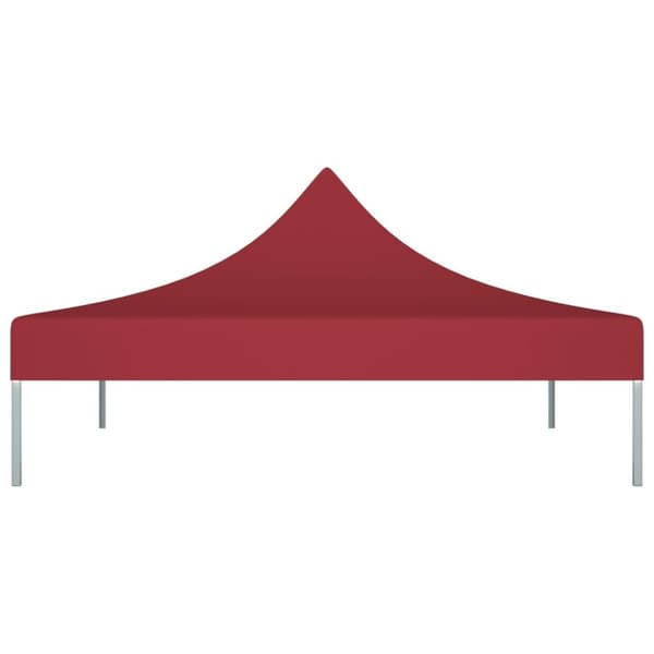 Juhlateltan katto 3x3 m viininpunainen 270 g/m²