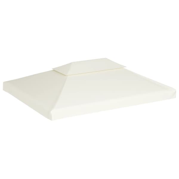 Paviljongtak 310 g/m² 3 x 4 m gräddvit