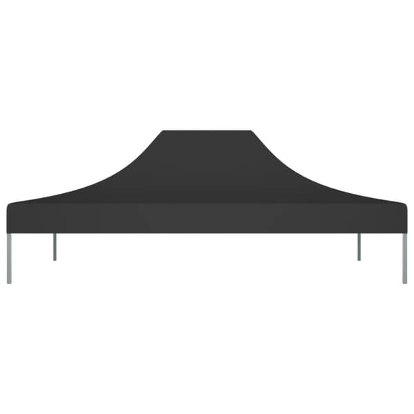 Juhlateltan katto 4x3 m musta 270 g/m²