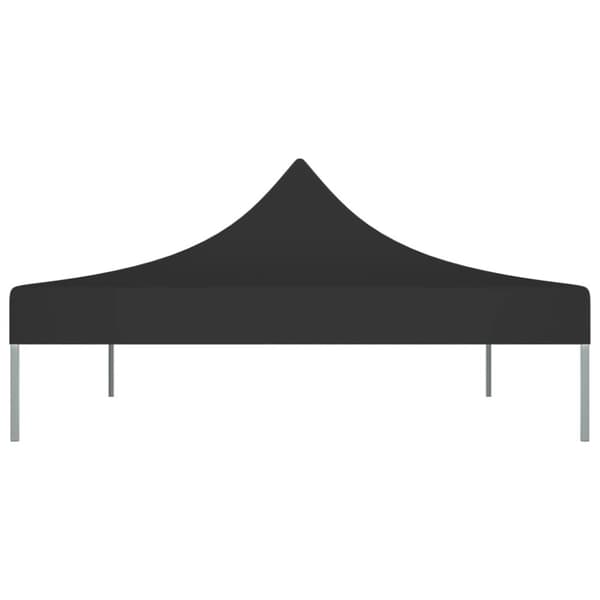 Juhlateltan katto 4x3 m musta 270 g/m²
