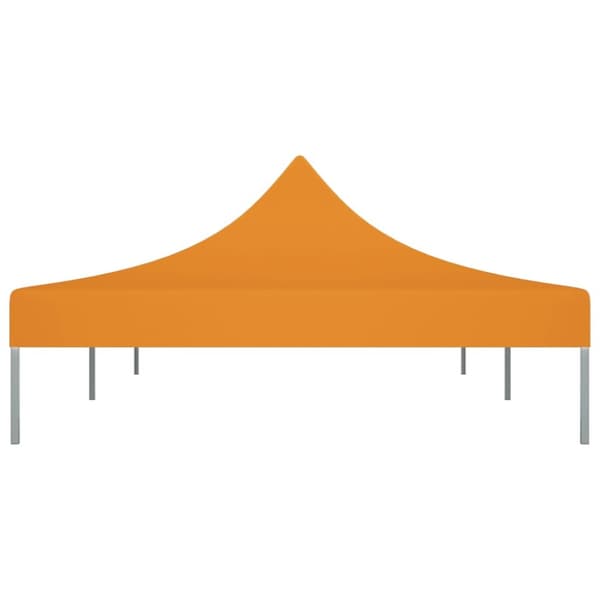 Juhlateltan katto 6x3 m oranssi 270 g/m²