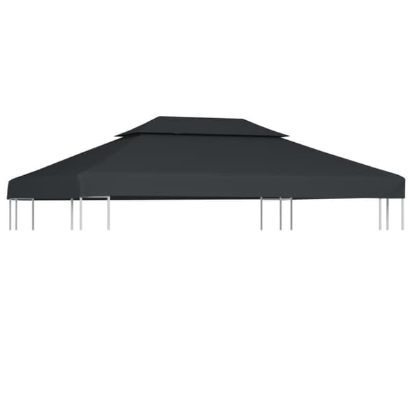 Paviljongtak med ventilering 310 g/m² 4x3 m antracit