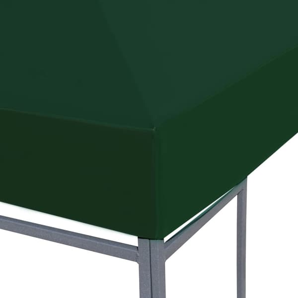 pavillontopdække 310 g/m² 3 x 3 m grøn
