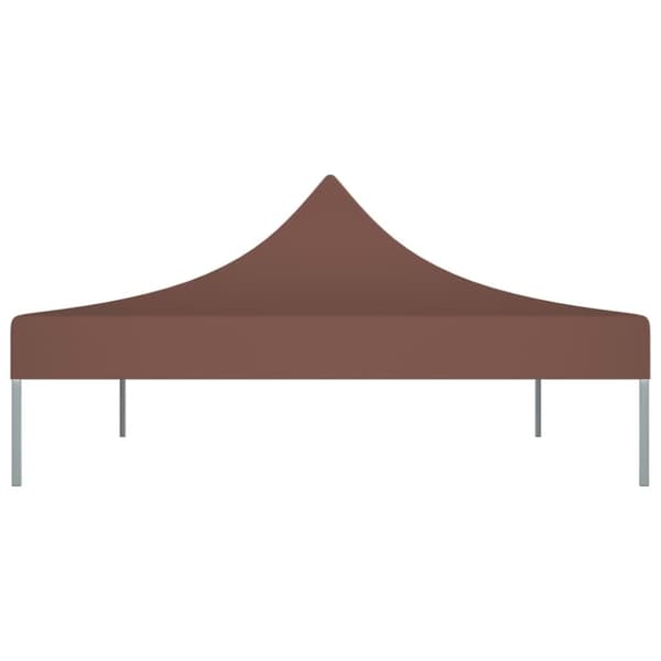 Tak till partytält 4x3 m brun 270 g/m²