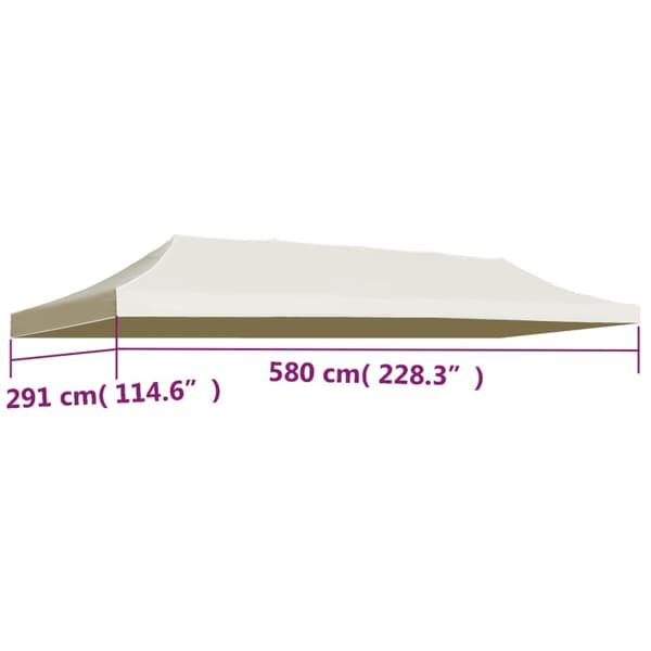 Juhlateltan katto 3x6 m kerma
