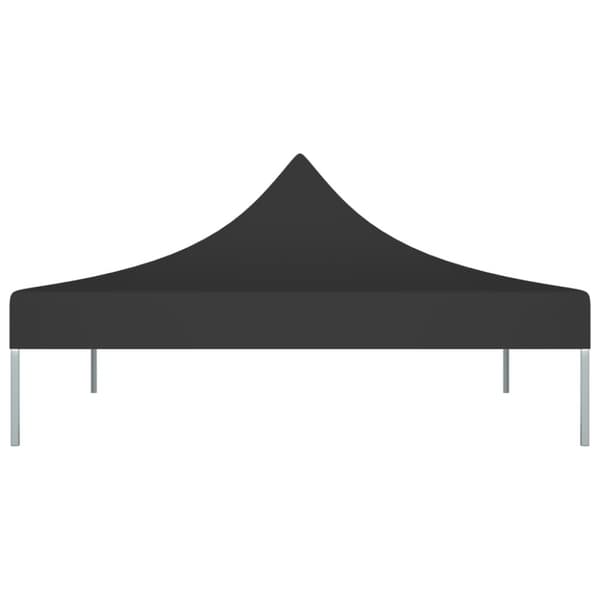 Tak till partytält 3x3 m svart 270 g/m²