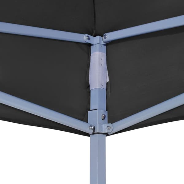 Tak till partytält 3x3 m svart 270 g/m²
