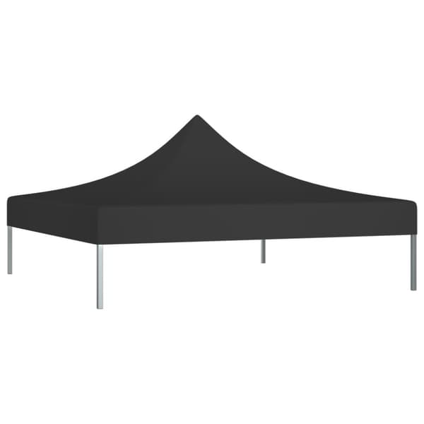 Tak till partytält 3x3 m svart 270 g/m²
