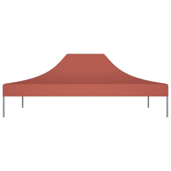 tag til festtelt 4x3 m 270 g/m² terrakottafarvet