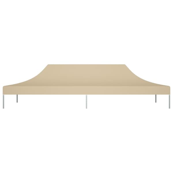 Juhlateltan katto 6x3 m beige 270 g/m²
