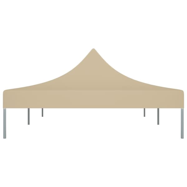 Juhlateltan katto 6x3 m beige 270 g/m²
