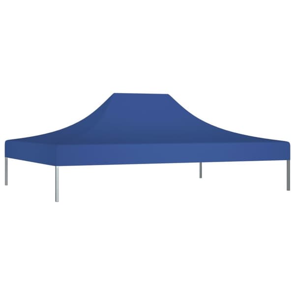 Tak till partytält 4x3 m blå 270 g/m²