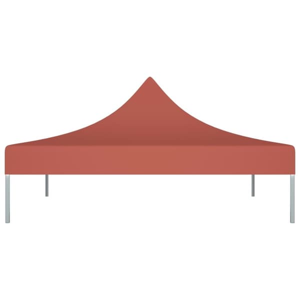 Juhlateltan katto 2x2 m terrakotta 270 g/m²