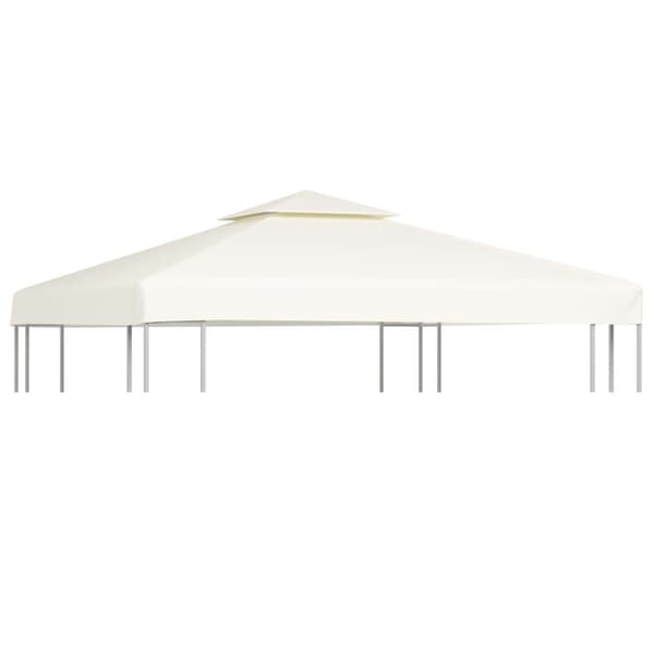 baldakin til pavillon 3x3 m 310 g/m² cremehvid