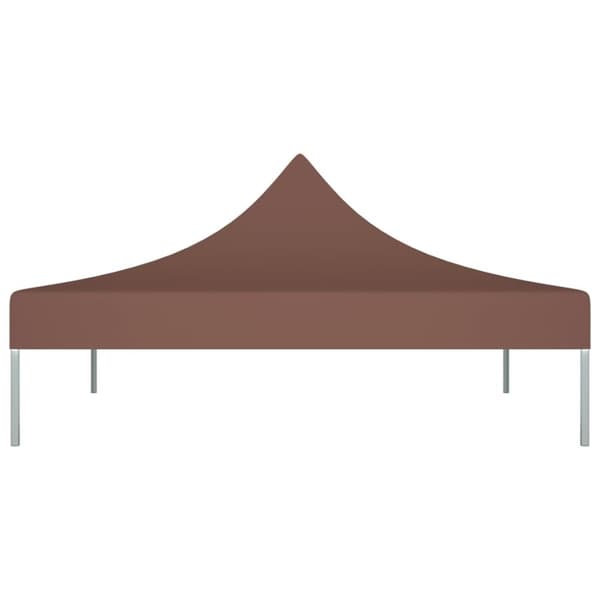 Juhlateltan katto 3x3 m ruskea 270 g/m²
