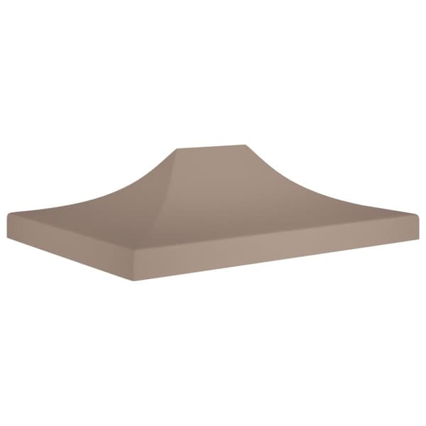 Tak till partytält 4x3 m taupe 270 g/m²
