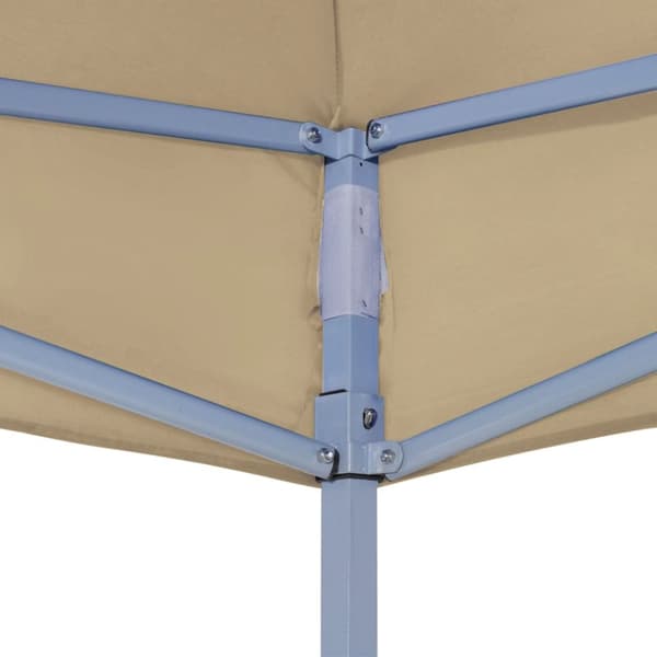 Juhlateltan katto 2x2 m beige 270 g/m²