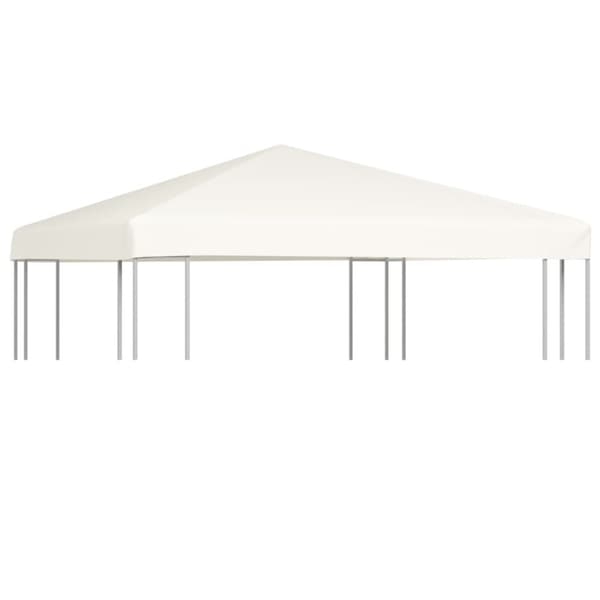 pavillontopdække 310 g/m² 3 x 3 m cremehvid