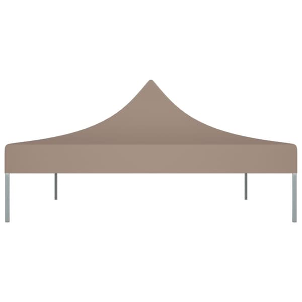 tag til festtelt 4,5x3 m 270 g/m² gråbrun