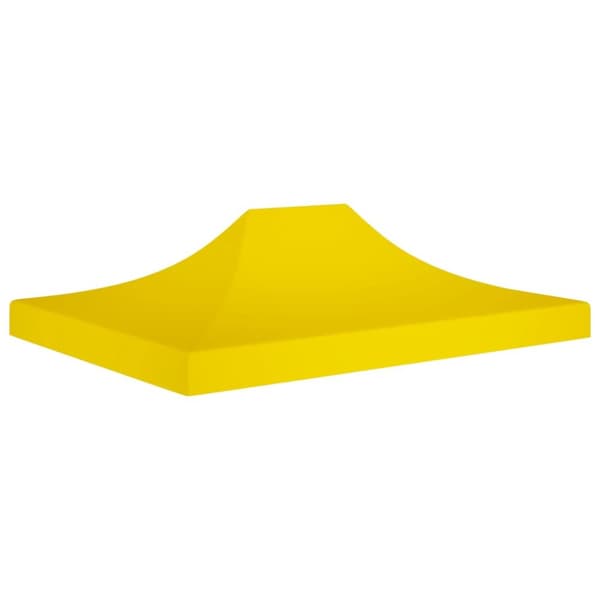 Tak till partytält 4,5x3 m gul 270 g/m²