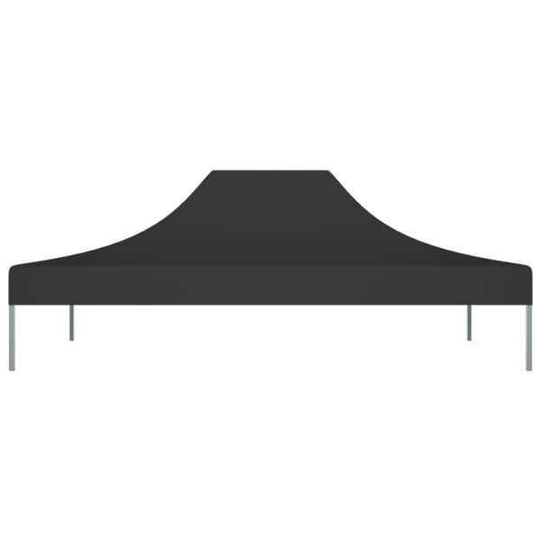 Tak till partytält 4,5x3 m svart 270 g/m²