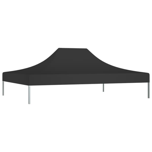 Tak till partytält 4,5x3 m svart 270 g/m²
