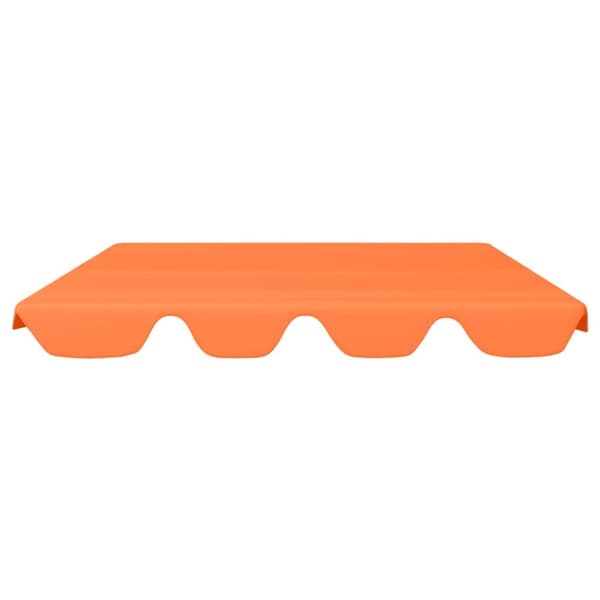 baldakin til havegynge 188/168x145/110 cm orange