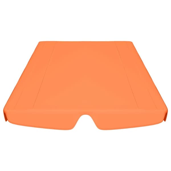 baldakin til havegynge 188/168x145/110 cm orange