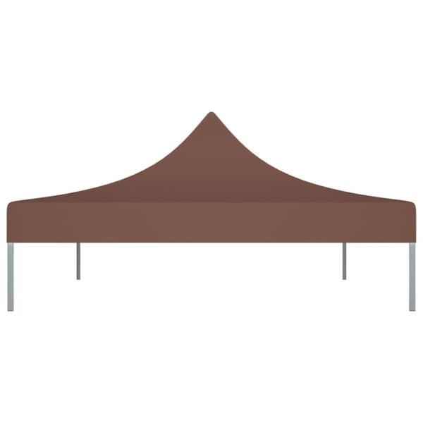 Juhlateltan katto 4,5x3 m ruskea 270 g/m²