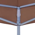 Pikkukuva 5 / 6: Juhlateltan katto 4,5x3 m ruskea 270 g/m²