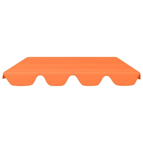 baldakin til havegynge 150/130x105/70 cm orange