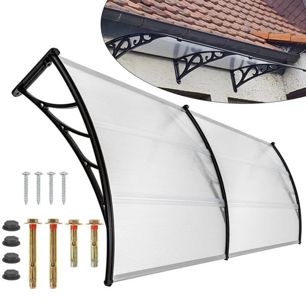 200 cm x 90 cm x 24 cm markitak för dörrar och fönster, robust och hållbar, super bärförmåga, bra flamskydd, lätt att montera
