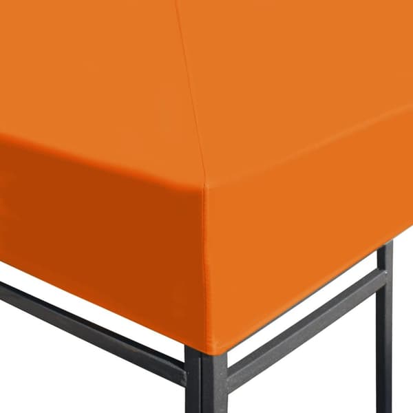 vidaXL Paviljongtak 310 g/m² 4x3 m orange -  Tak till partytält & lusthus