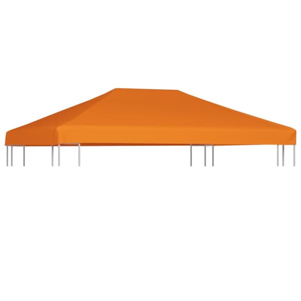 vidaXL Paviljongtak 310 g/m² 4x3 m orange -  Tak till partytält & lusthus