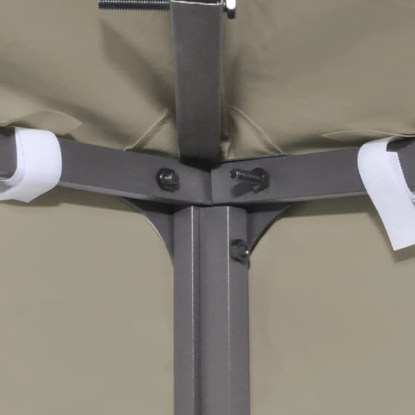 vidaXL pavillontopdække 310 g/m² 4x3 m beige -  Festtelte & havepavilloner – tage