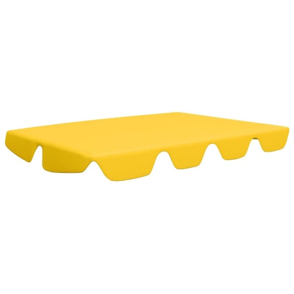 vidaXL baldakin til havegynge 188/168x145/110 cm gul -  Festtelte & havepavilloner – tage