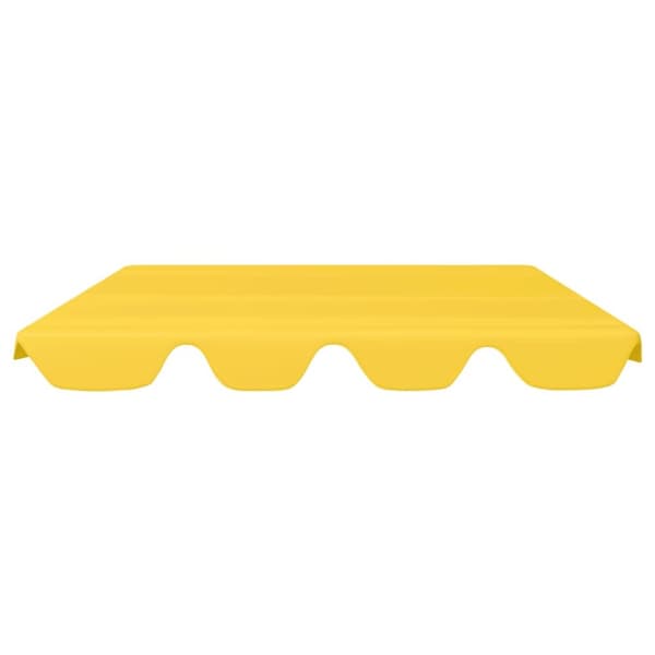 vidaXL baldakin til havegynge 188/168x145/110 cm gul -  Festtelte & havepavilloner – tage