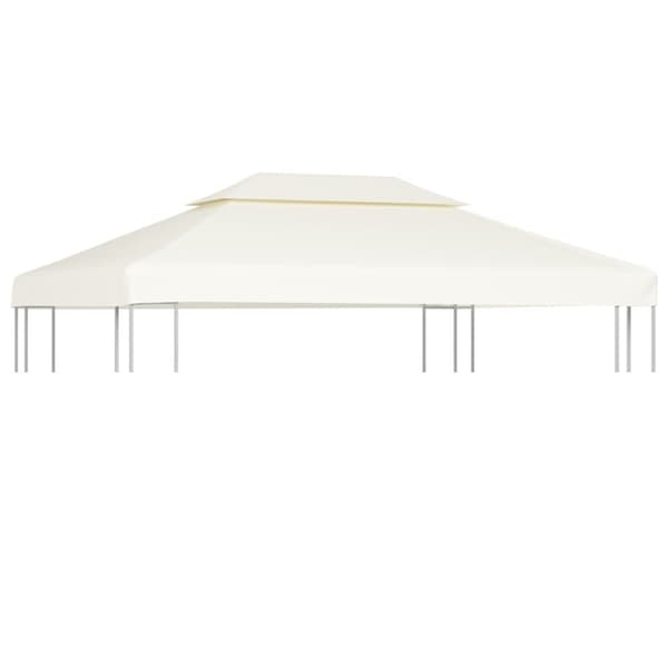 vidaXL baldakin til havepavillon 3x4 m 310 g/m² cremehvid -  Festtelte & havepavilloner – tage