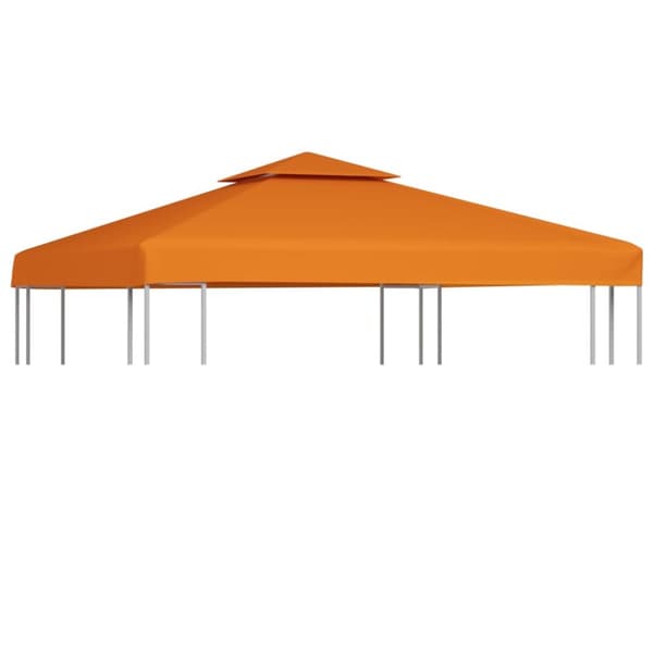 vidaXL Huvimajan vaihtokatto 3 x 3 m kangas 310 g/m² oranssi -  Katosten & huvimajojen irtokatot
