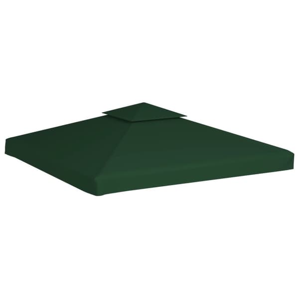 vidaXL Huvimajan vaihtokatto 310 g/m² Vihreä 3 x 3 m -  Katosten & huvimajojen irtokatot