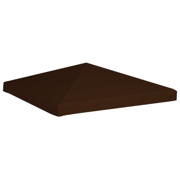 vidaXL Huvimajan katto 310 g / m² 3x3 m ruskea -  Katosten & huvimajojen irtokatot