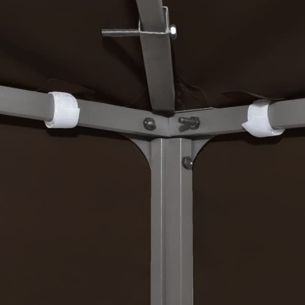 vidaXL Huvimajan katto 310 g / m² 3x3 m ruskea -  Katosten & huvimajojen irtokatot