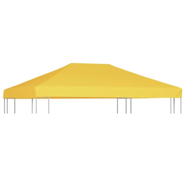 vidaXL Huvimajan katto 270 g /m² 4x3 m keltainen -  Katosten & huvimajojen irtokatot