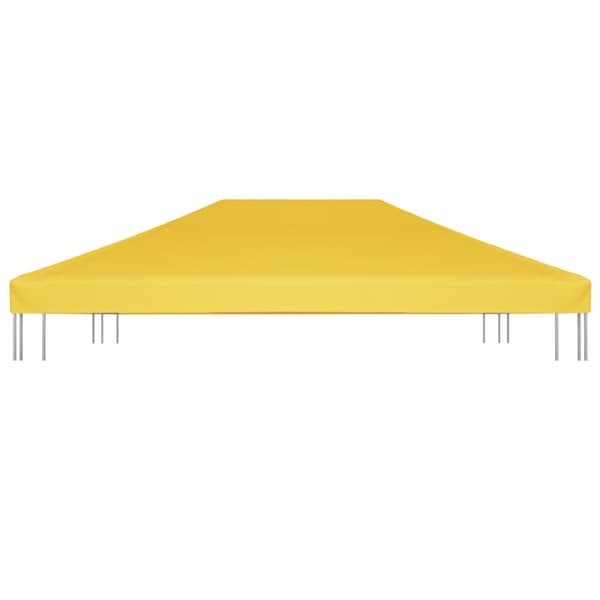 vidaXL Huvimajan katto 270 g /m² 4x3 m keltainen -  Katosten & huvimajojen irtokatot