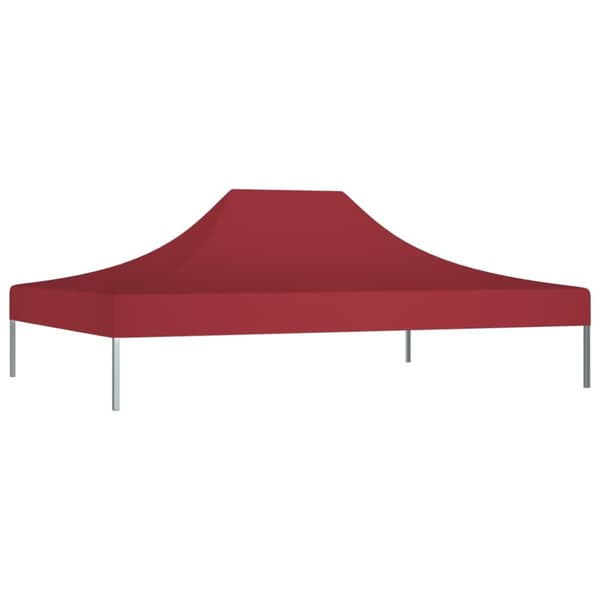 vidaXL Juhlateltan katto 4x3 m viininpunainen 270 g/m² -  Katosten & huvimajojen irtokatot